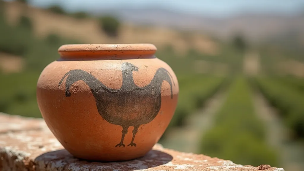 Weathered Andalusian terracotta pot