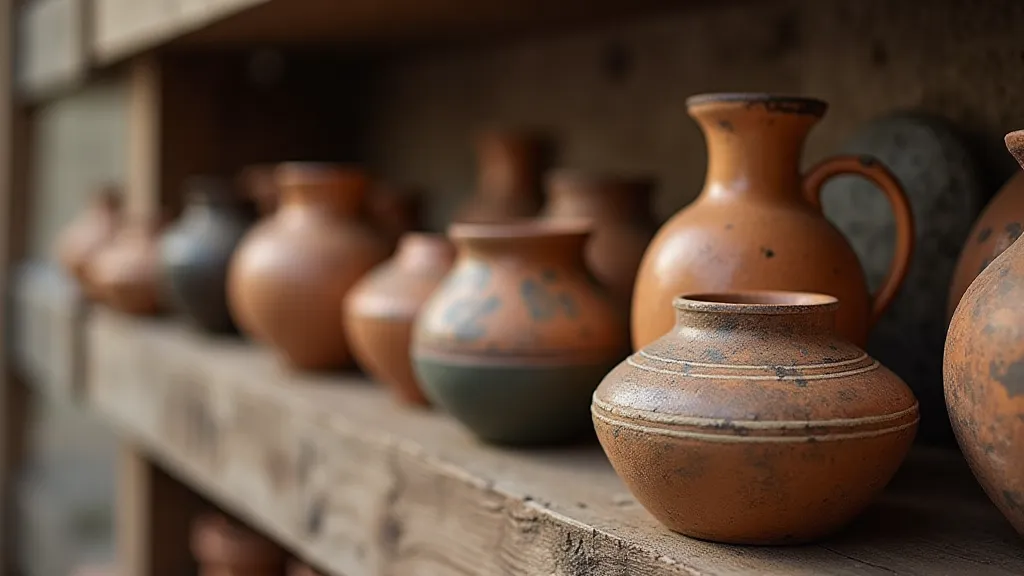 Collection of regional pottery