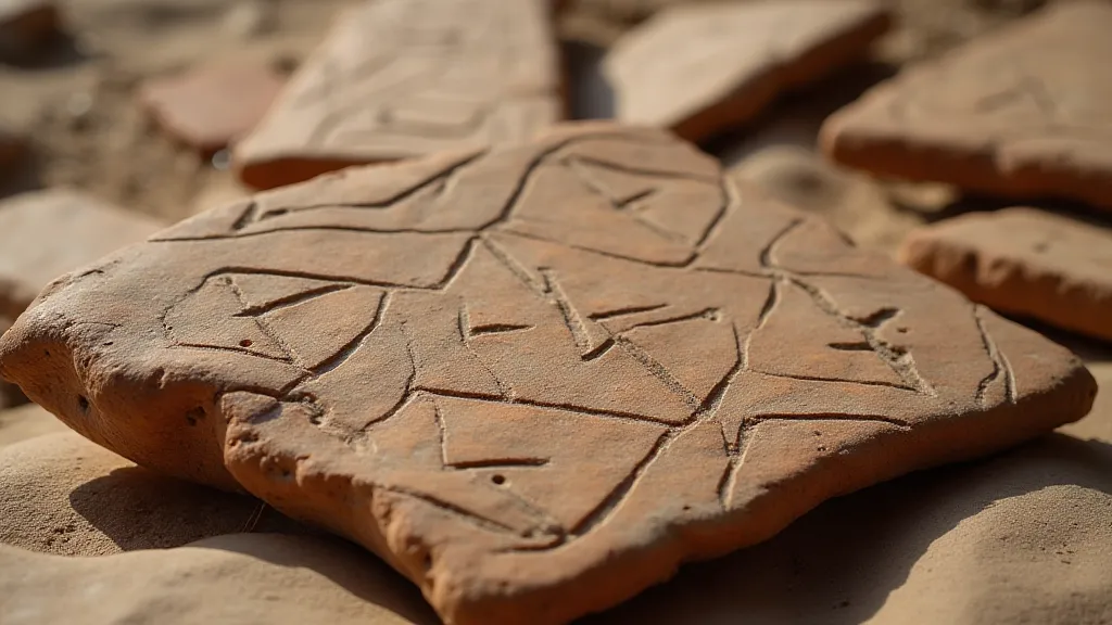 Pueblo pottery shards