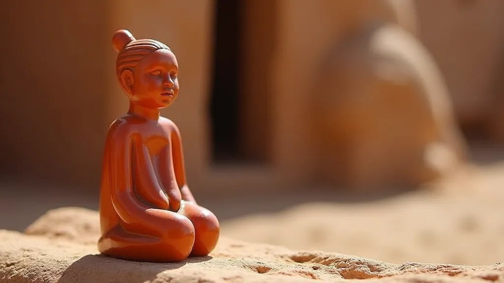 Zuni Pueblo storyteller figurine